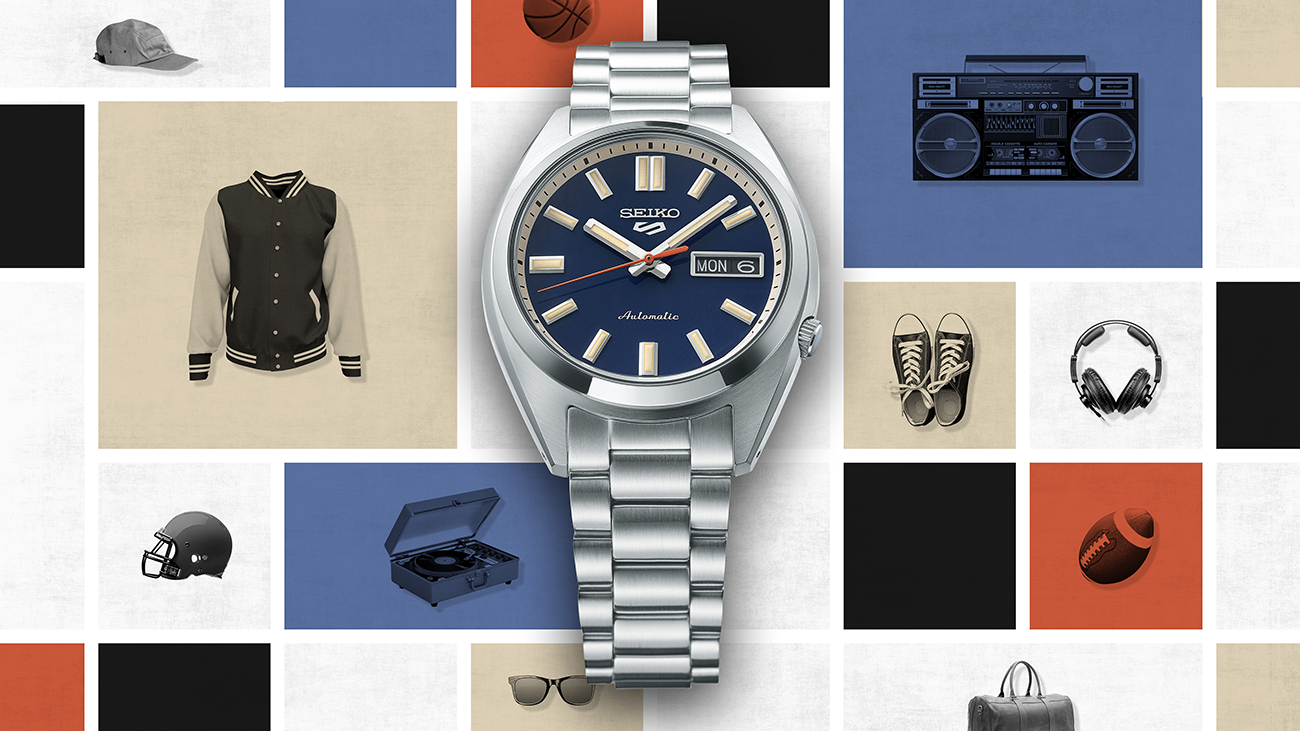 SRPK87K1-5 Reloj Seiko Seiko 5 Hombre Correa Acero Azul