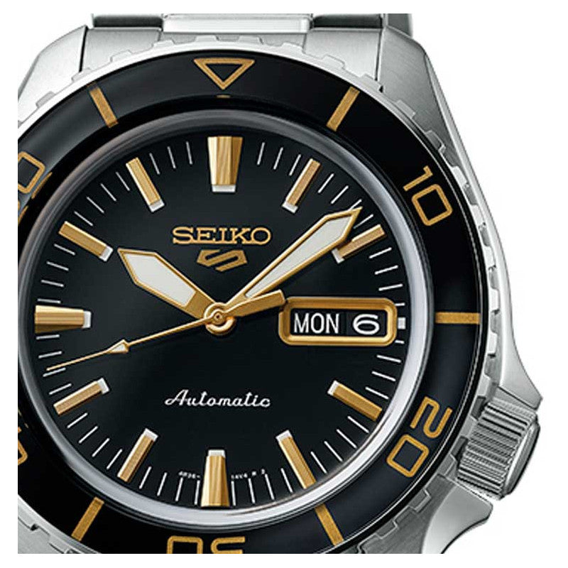 SRPK99K1 Reloj Seiko 5 Sports Hombre Pulsera Acero Negro