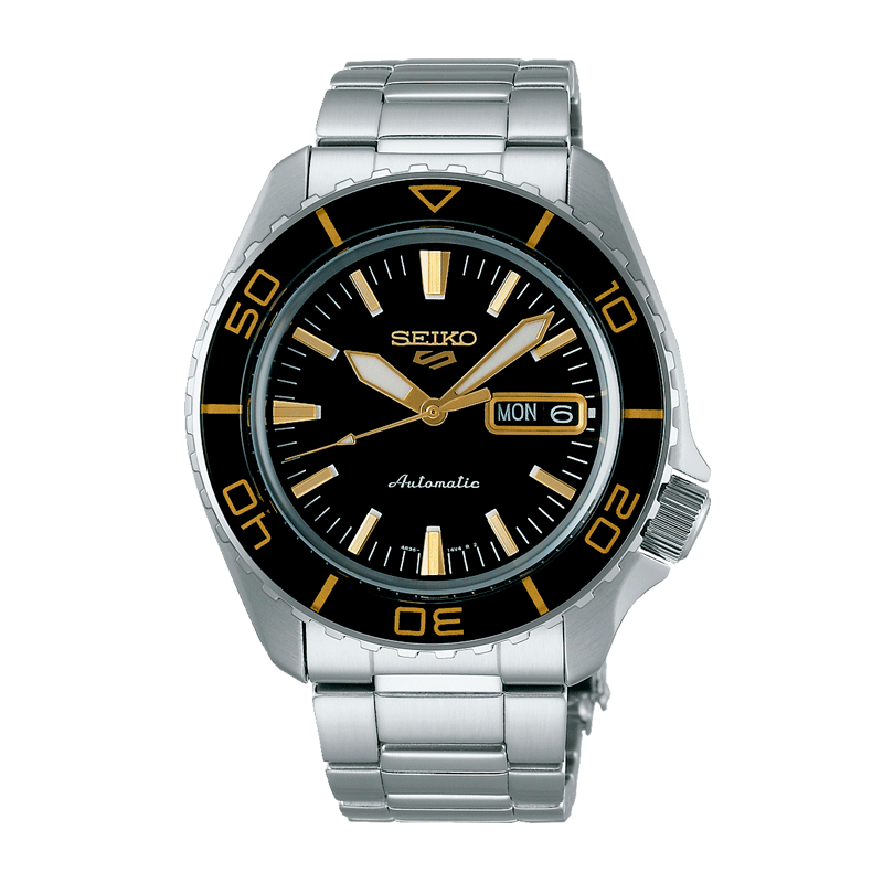 SRPK99K1 Reloj Seiko 5 Sports Hombre Pulsera Acero Negro
