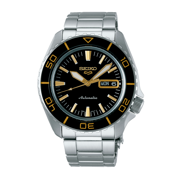 SRPK99K1 Reloj Seiko 5 Sports Hombre Pulsera Acero Negro