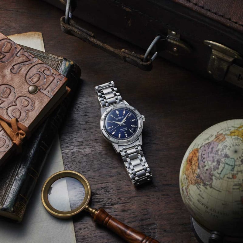 SRPL07J1 Reloj Seiko Presage de caballero correa de metal - Acero Inoxidable Plateado