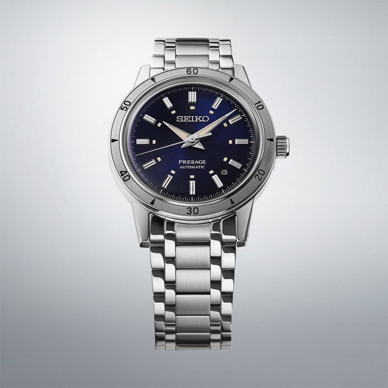 SRPL07J1 Reloj Seiko Presage de caballero correa de metal - Acero Inoxidable Plateado