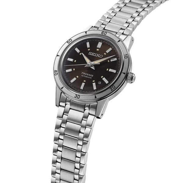 SRPL09J1 Reloj Seiko Presage de hombre correa de metal - Acero Inoxidable Plateado