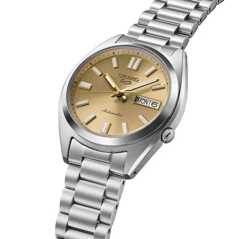SRPL59K1 Reloj Seiko 5 Sports Hombre Acero Esfera Dorada