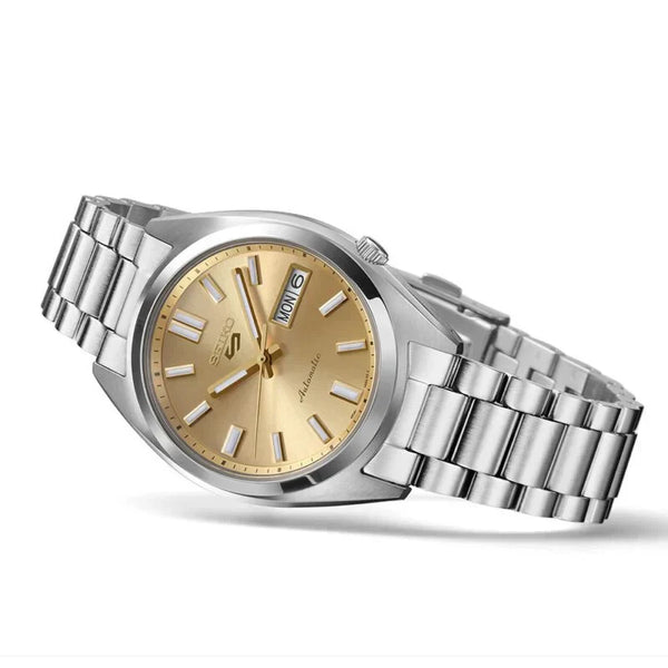 SRPL59K1 Reloj Seiko 5 Sports Hombre Acero Esfera Dorada