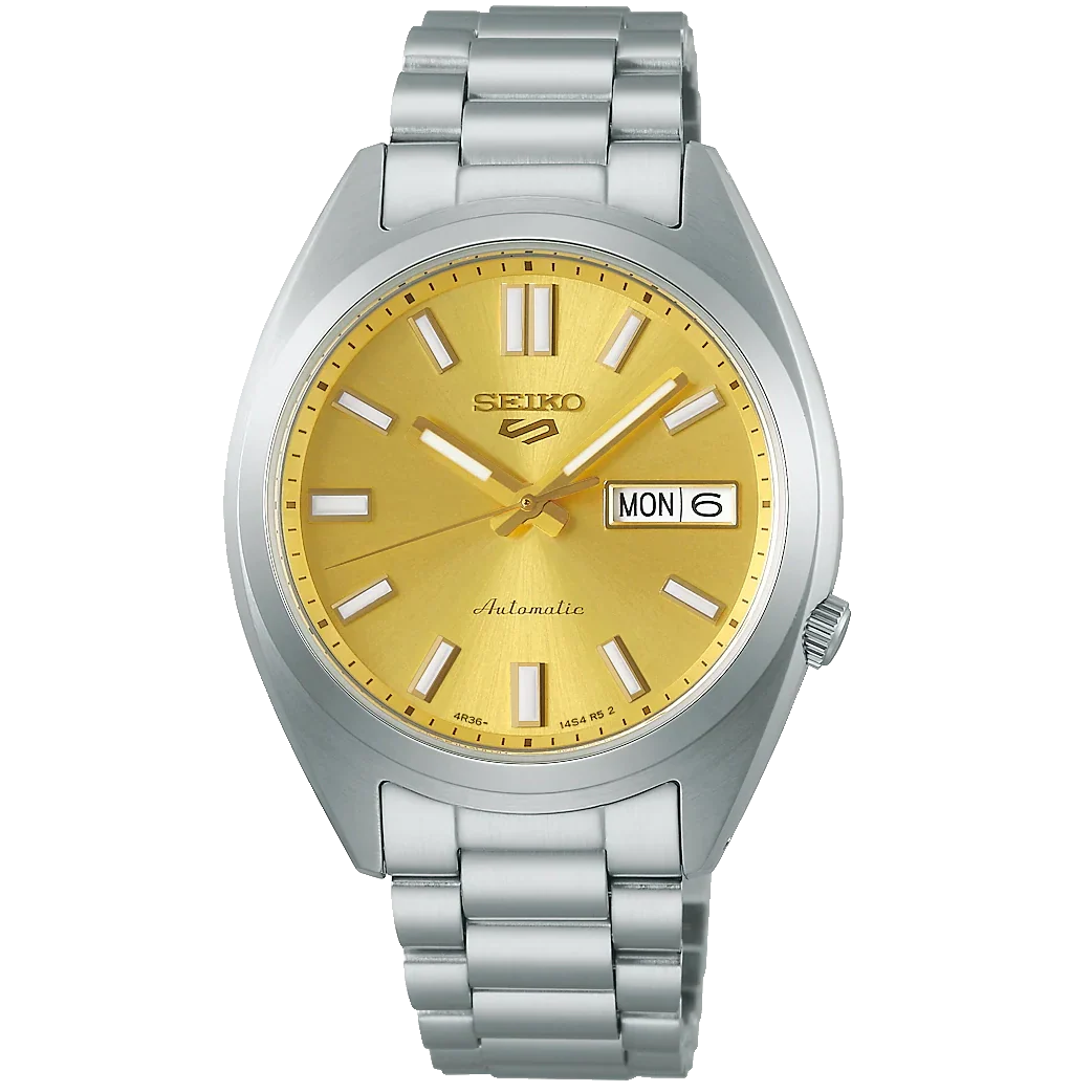 SRPL59K1 Reloj Seiko 5 Sports Hombre Acero Esfera Dorada