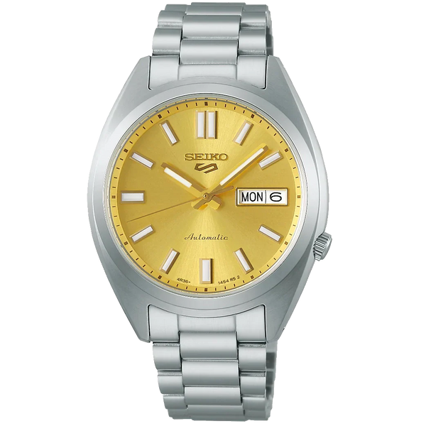 SRPL59K1 Reloj Seiko 5 Sports Hombre Acero Esfera Dorada