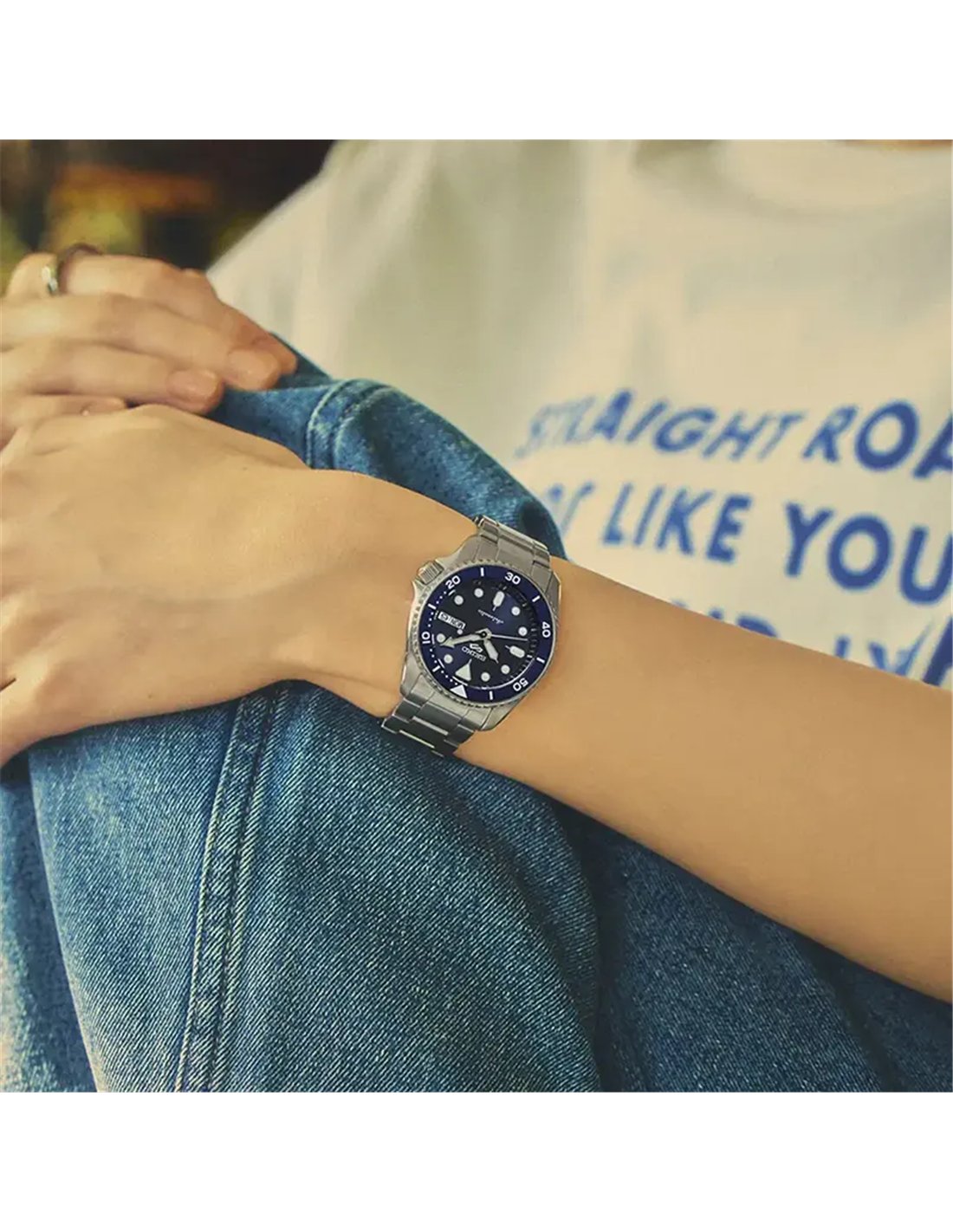 SRPL77K1 Reloj Seiko 5 Sports SKX Hombre Acero Azul
