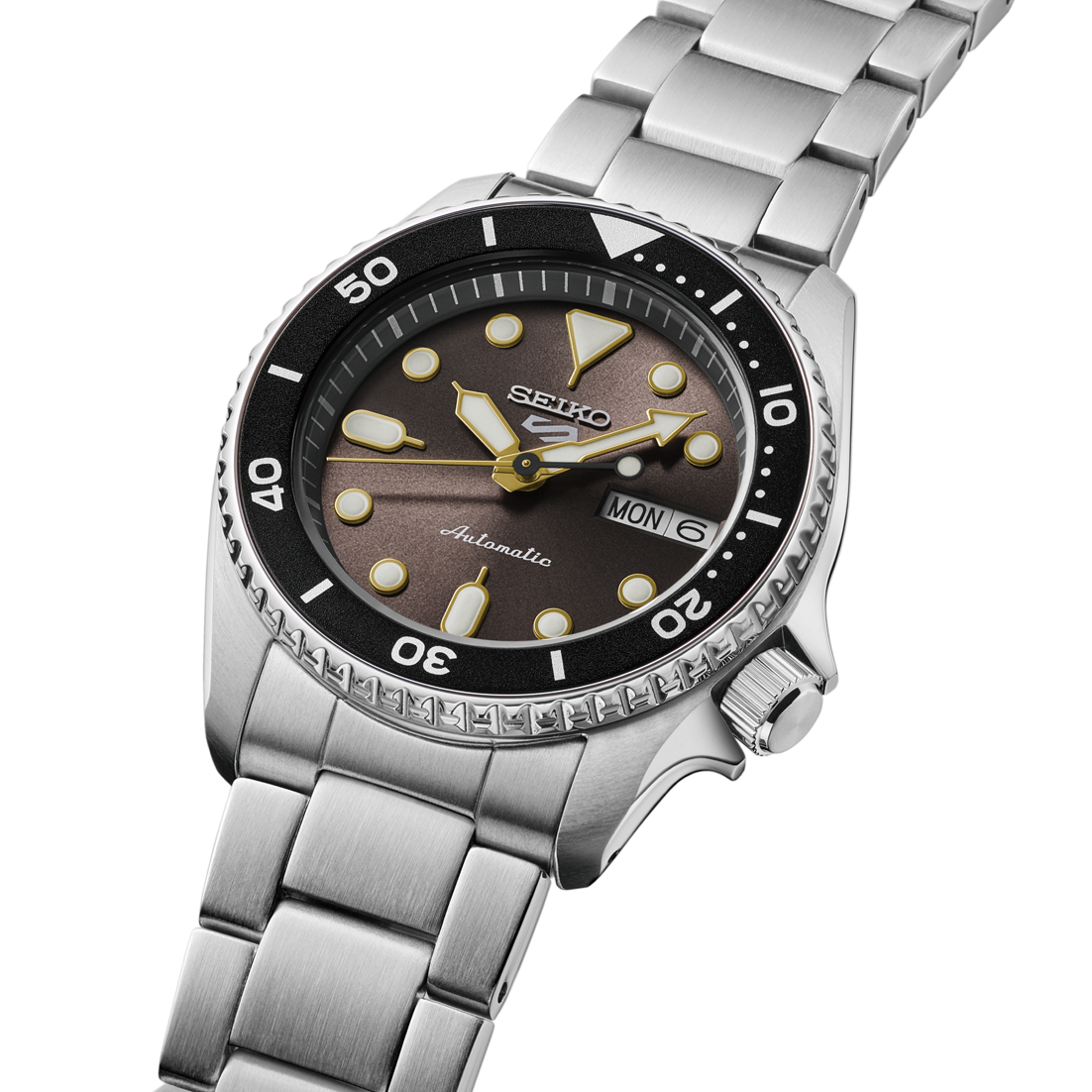 SRPL79K1 Reloj Seiko 5 Sport de hombre correa de metal - Acero Inoxidable Plateado