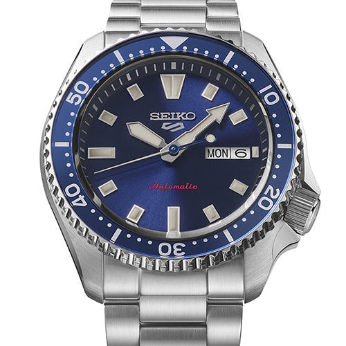 SRPL83K1 Reloj Seiko 5 Sports Hombre Acero Azul Marino