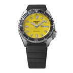 SRPL87K1 Reloj Seiko 5 Sports Hombre Correa Caucho Amarillo