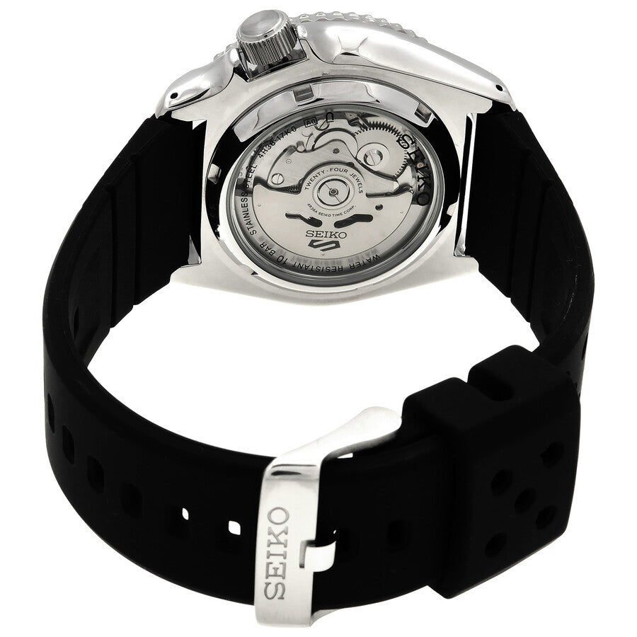 SRPL87K1 Reloj Seiko 5 Sports Hombre Correa Caucho Amarillo