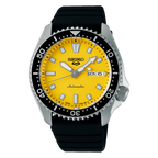 SRPL87K1 Reloj Seiko 5 Sports Hombre Correa Caucho Amarillo