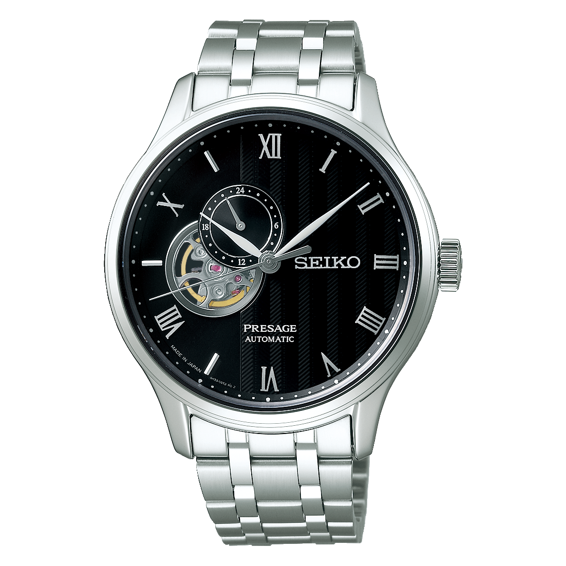 SSA377J1 Reloj Seiko Presage de hombre correa de metal - Acero Inoxidable Plateado