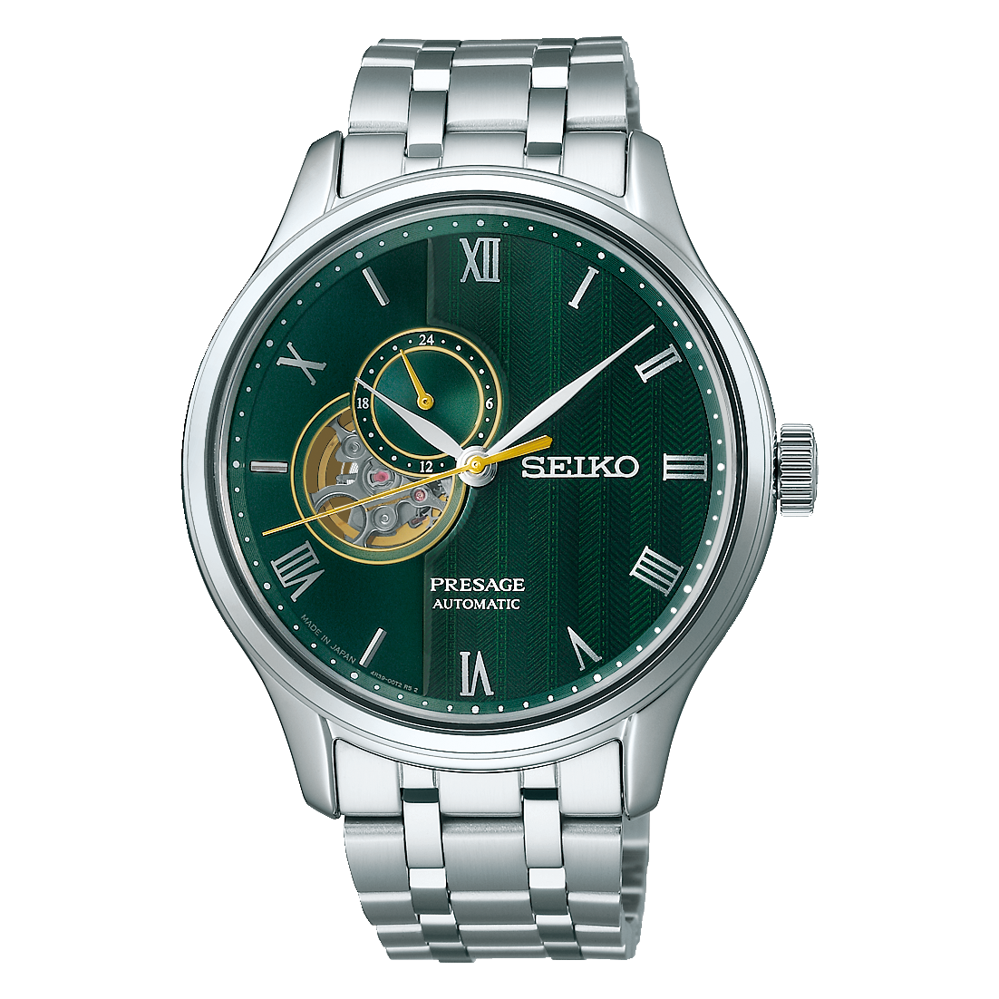 SSA463J1 Seiko Presage de caballero pulsera de metal - Acero Inoxidable Plateado