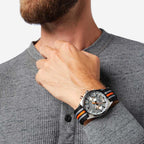 SSB403P1 Reloj Seiko Chronograph Hombre Acero Tela Gris
