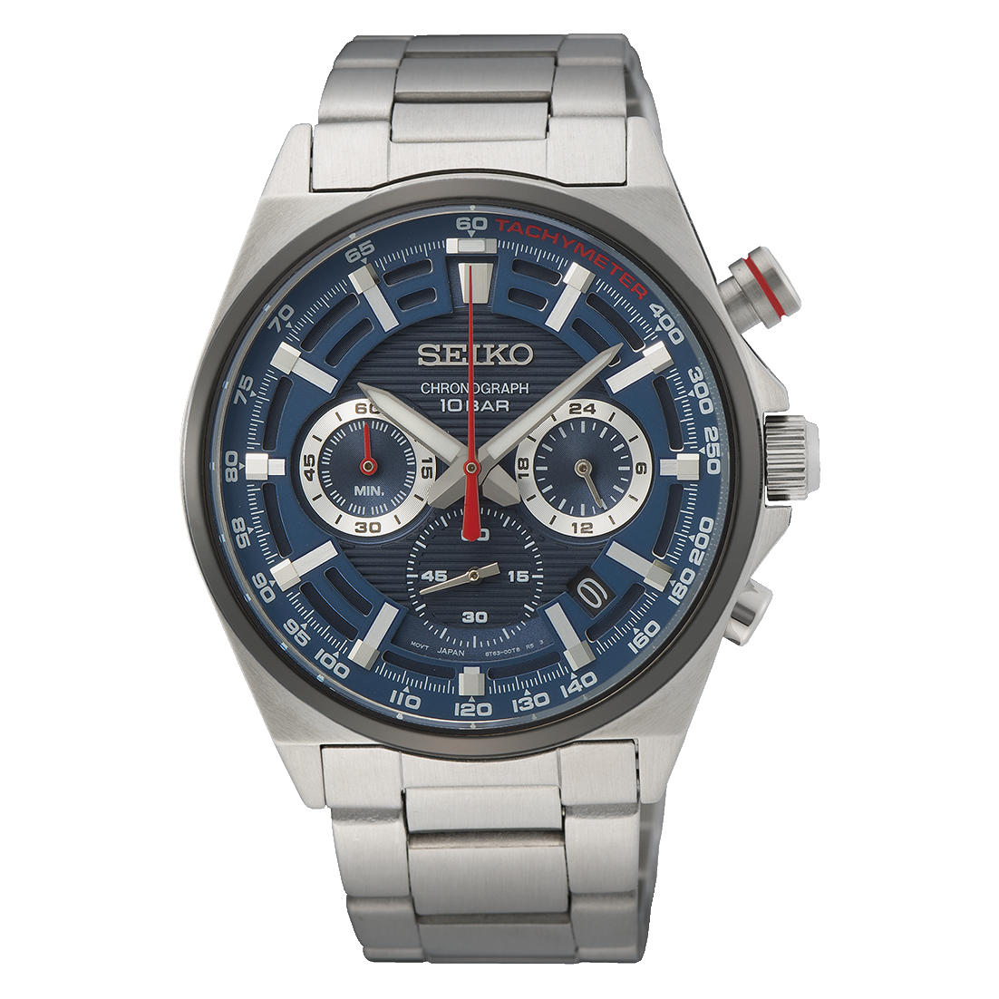 SSB407P1 Reloj Seiko Chronograph Hombre Acero Esfera Azul