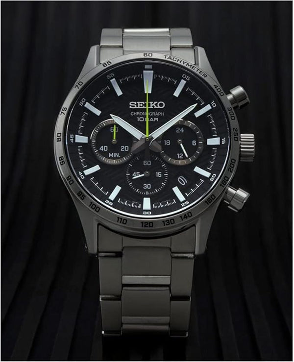 SSB413P1 Reloj Seiko Chronograph de caballero pulsera de metal