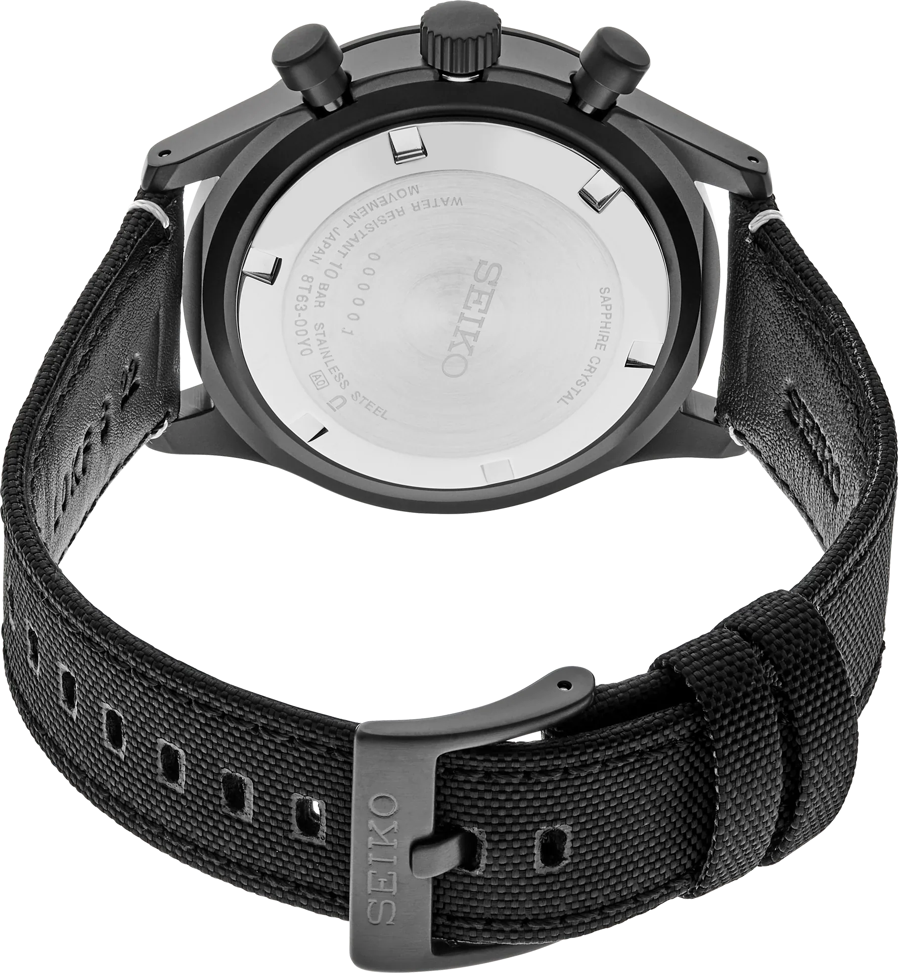 SSB417P1 Reloj Seiko Essentials Hombre Correa Nylon Negra