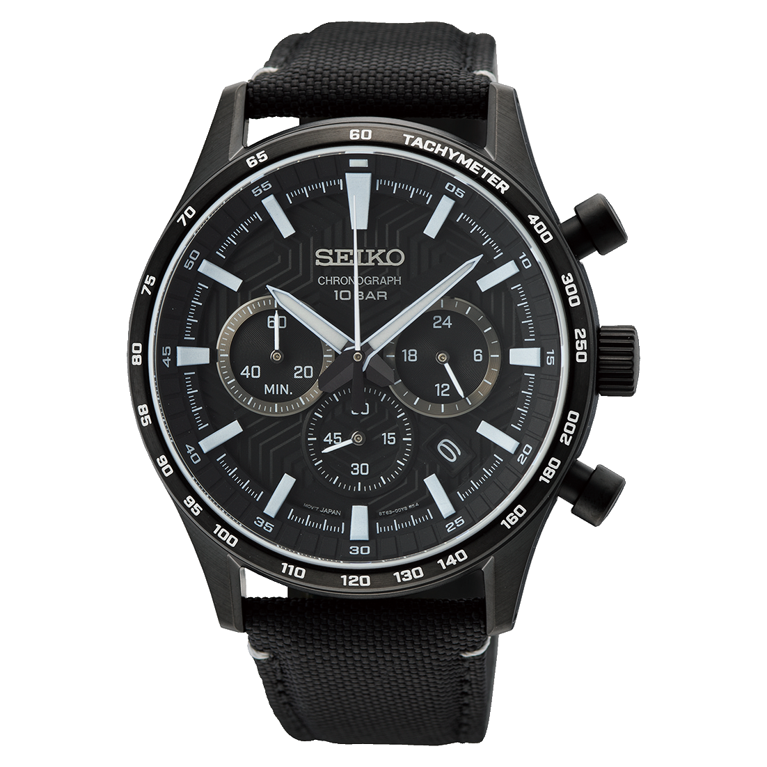 SSB417P1 Reloj Seiko Essentials Hombre Correa Nylon Negra
