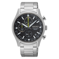 SSB419P1 Reloj Seiko Chronograph Hombre Pulsera Acero Esfera Negra