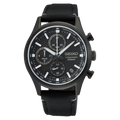 SSB421P1-5 Reloj Seiko Chronograph Hombre Acero Negro Tela