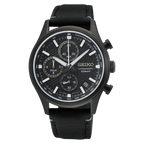 SSB421P1-5 Reloj Seiko Chronograph Hombre Acero Negro Tela