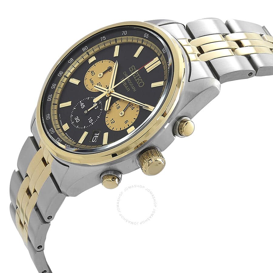 SSB430P1 Reloj Seiko Chronograph Hombre Acero Dorado