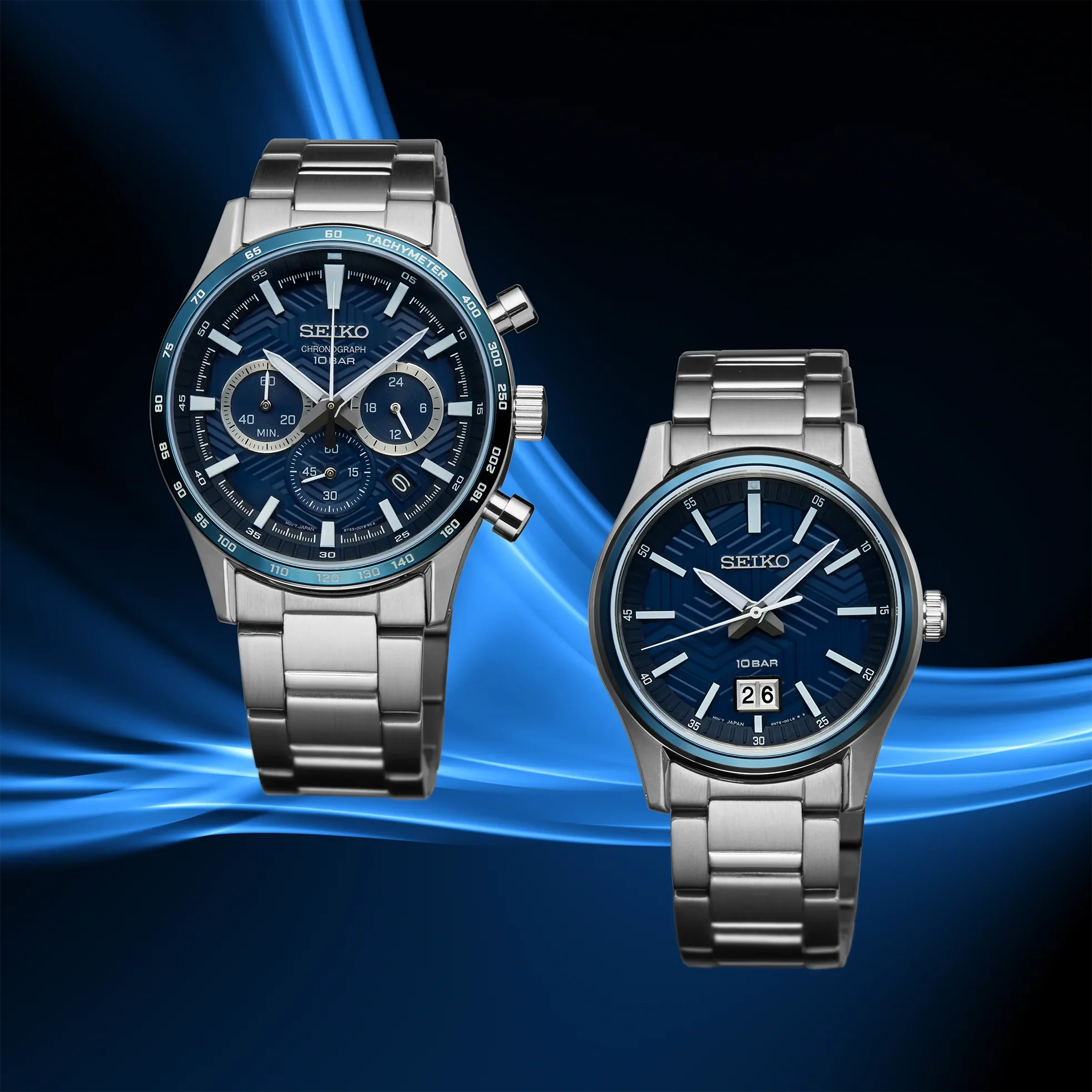SSB445P1 Reloj Seiko Chronograph Hombre Correa Acero