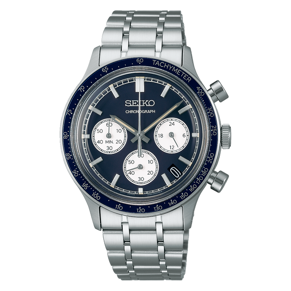 SSB477P1 Reloj Seiko Chronograph Hombre Acero Azul Marino