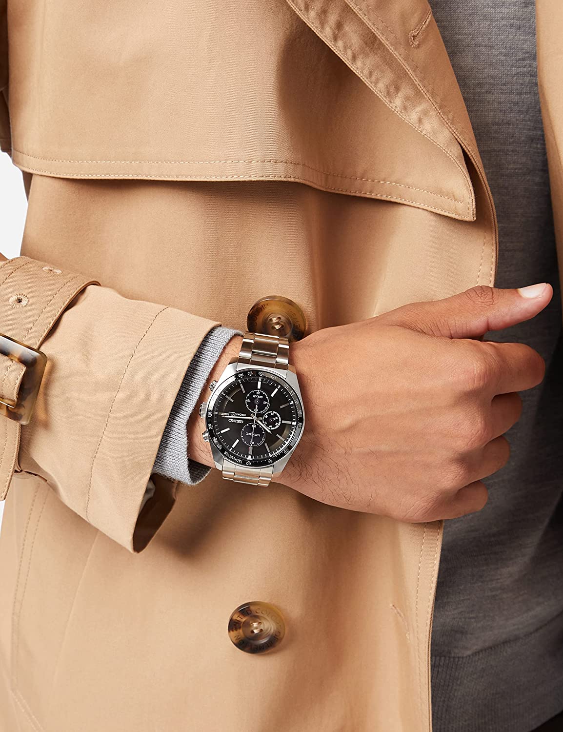 SSC715P1 Reloj Seiko Solar Chronograph para Hombre