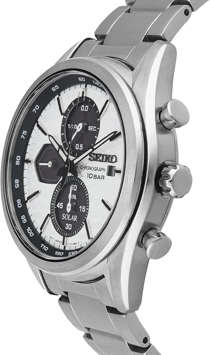 SSC769P1 Reloj Seiko Solar Chronograph de caballero pulsera de metal
