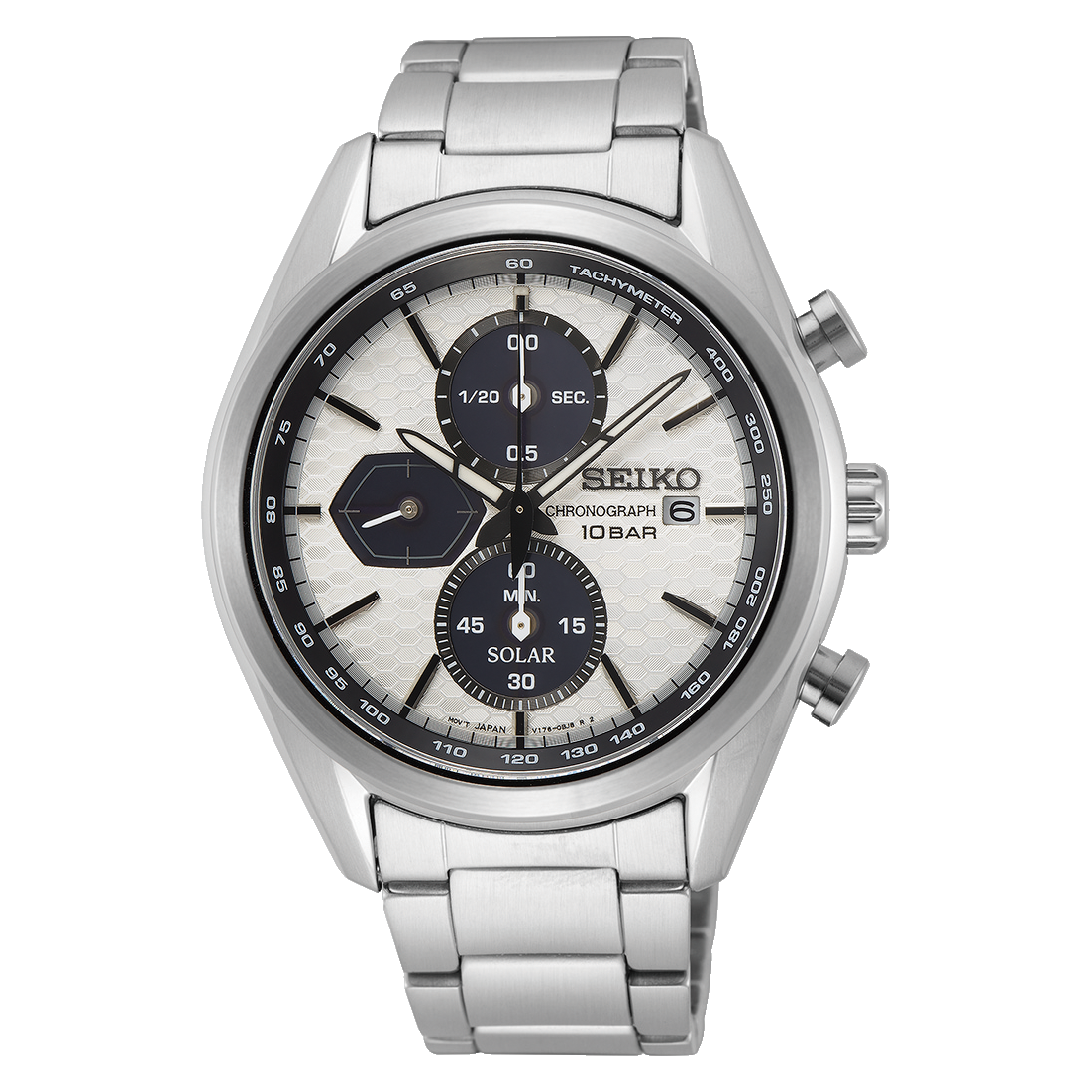 SSC769P1 Reloj Seiko Solar Chronograph de caballero pulsera de metal
