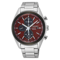 SSC771P1 Reloj Seiko Solar Chronograph Hombre Acero Rojo