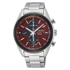 SSC771P1 Reloj Seiko Solar Chronograph Hombre Acero Rojo