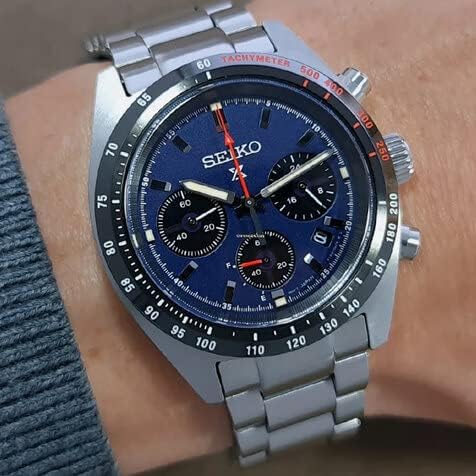 SSC815P1 Reloj Seiko Speedtimer Hombre Acero Azul