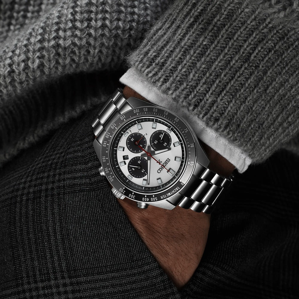 SSC911P1 Reloj Seiko Prospex Speedtimer de hombre correa de metal - Acero Inoxidable Plateado