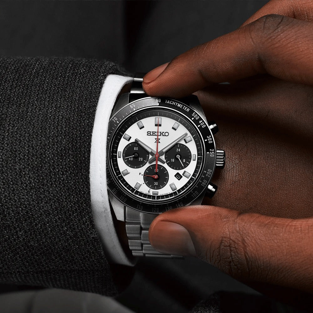 SSC911P1 Reloj Seiko Prospex Speedtimer de hombre correa de metal - Acero Inoxidable Plateado