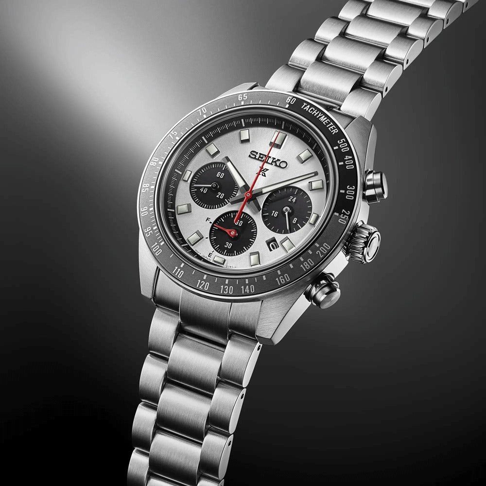 SSC911P1 Reloj Seiko Prospex Speedtimer de hombre correa de metal - Acero Inoxidable Plateado