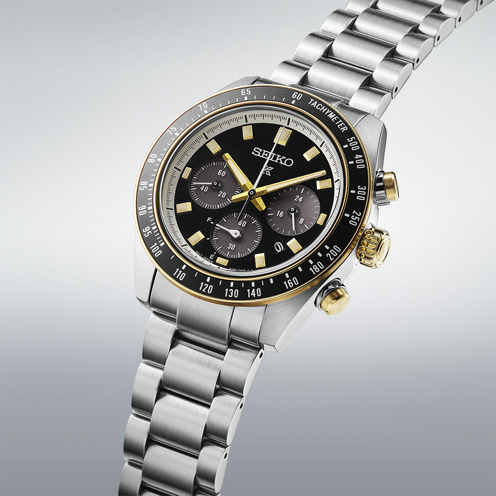 SSC941P1 Reloj Seiko Prospex Speedtimer de hombre pulsera de metal 41 mm - Acero Inoxidable Plateado
