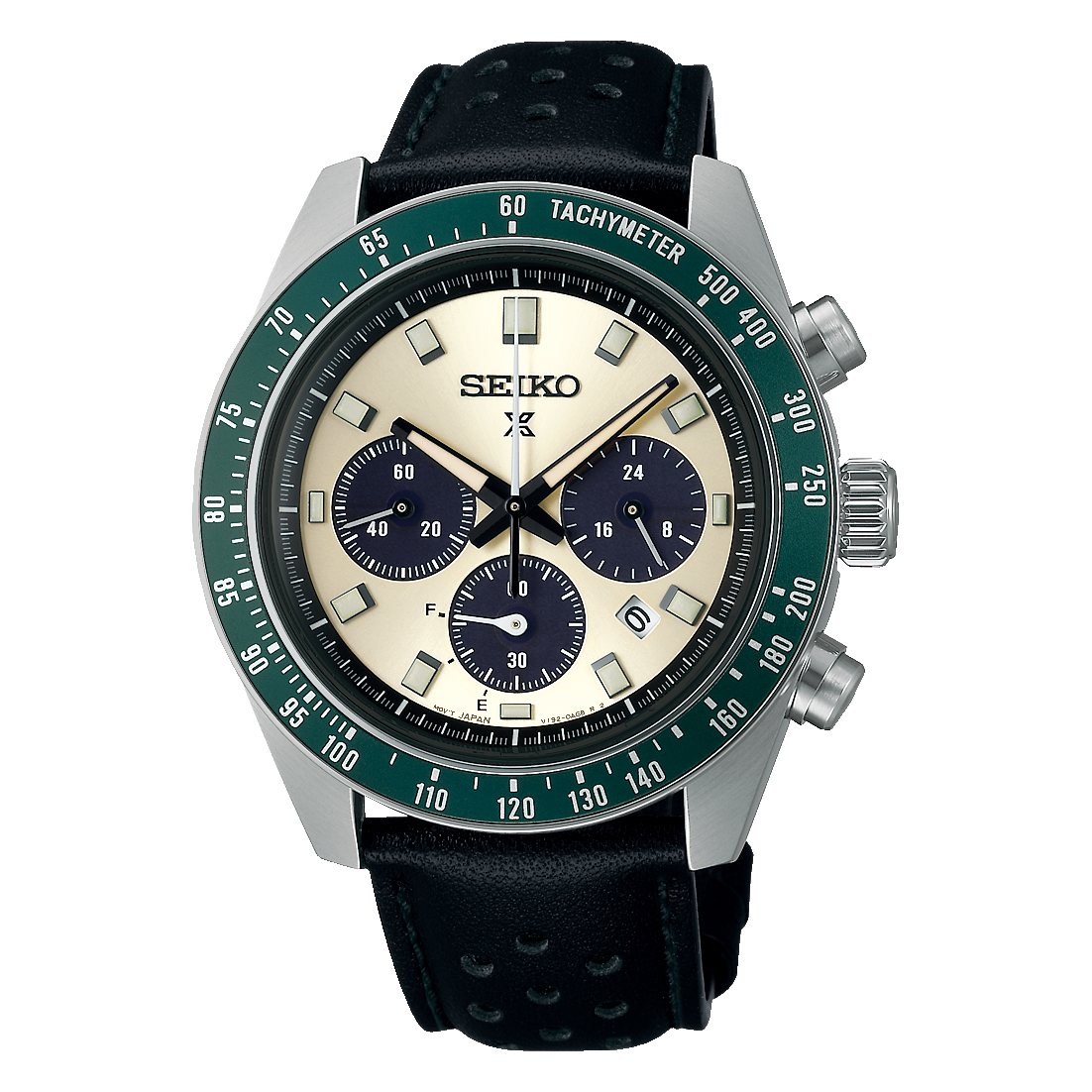 SSC943P1 Reloj Seiko Prospex Speedtimer de hombre pulsera de cuero 41 mm - Cuero Negro