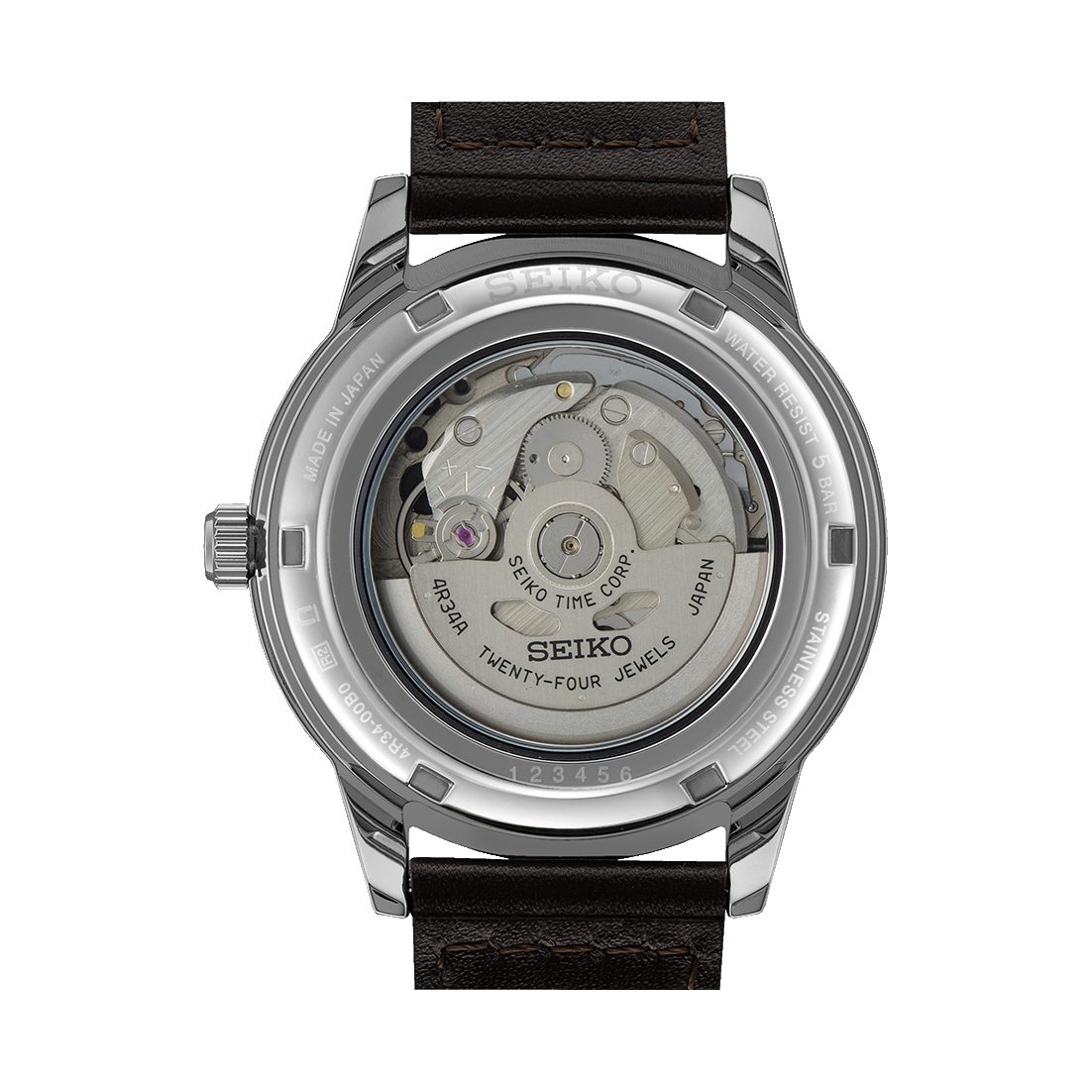 SSK013J1 Reloj Seiko Presage Style60's de caballero pulsera de cuero