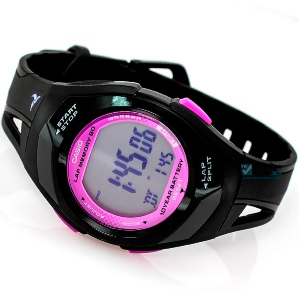 STR-300-1CF Reloj Casio para Mujer, 10 Años de Batería
