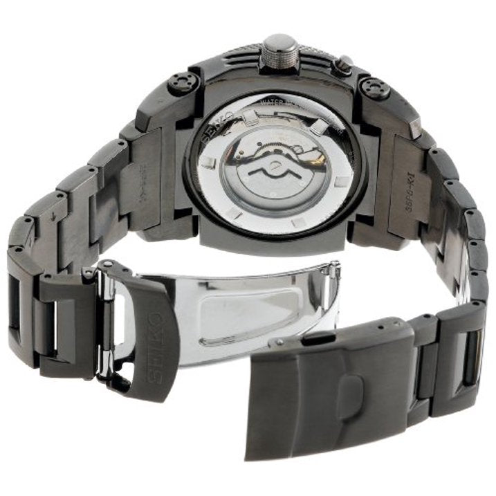 SUN007 Reloj Seiko Kinetic GMT Hombre Titanio Oscuro