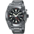 SUN007 Reloj Seiko Kinetic GMT Hombre Titanio Oscuro