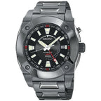 SUN007 Reloj Seiko Kinetic GMT Hombre Titanio Oscuro