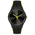 SUOB406 Reloj Swatch Night Cord unisex correa de tela