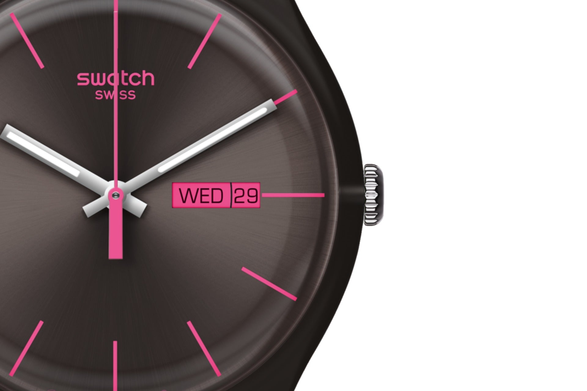SUOC700 Reloj Swatch Brown Rebel Unisex Resina Marrón