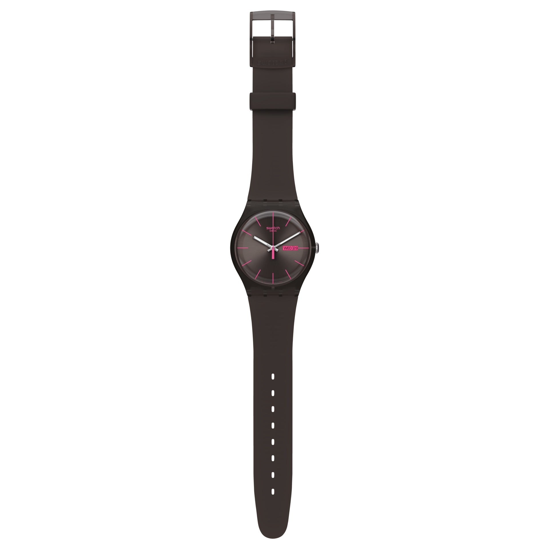 SUOC700 Reloj Swatch Brown Rebel Unisex Resina Marrón