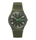 SUOG706 Swatch Backup Green unisex pulsera de caucho